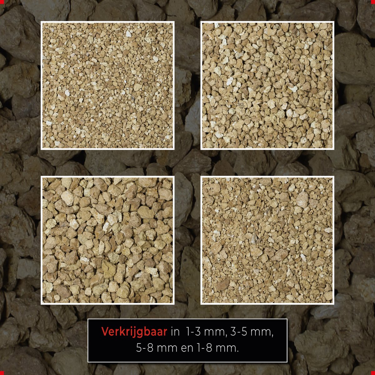 Sakadama Pour Bonsaï 14 Litres - Grain Moyen 3-5 Mm - Substrat Premium Sans Poussière