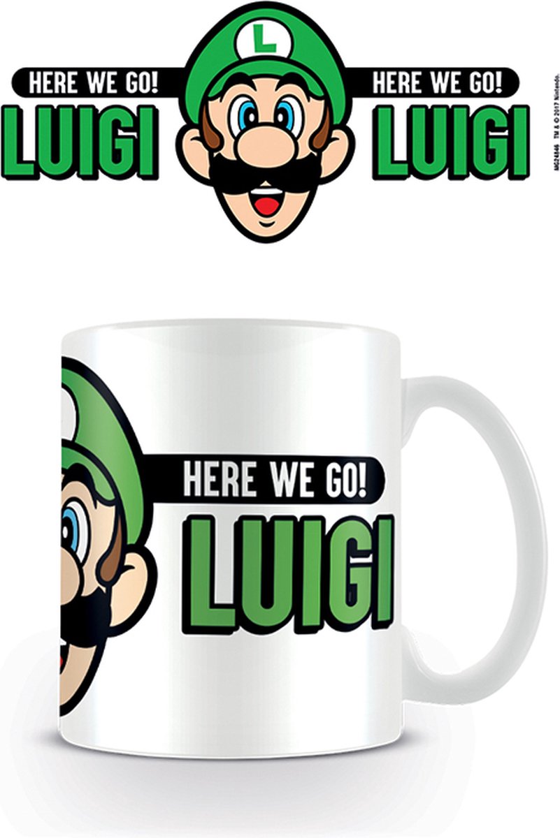Nintendo Super Mario - " Here we go Luigi" Mok