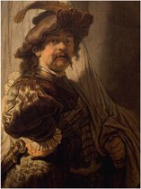 Softcover kunst schetsboek, Rembrandt van Rijn , De Vaandeldrager