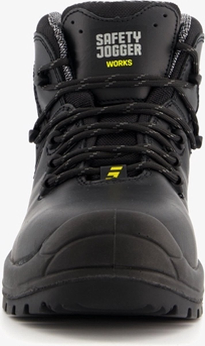 Safety Jogger X430 leren heren werkschoenen S3 Zwart Maat 43 Echt
