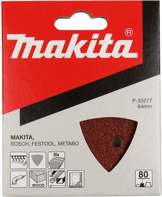 Makita Schuurvel 3-k K80 Red V. - Makita