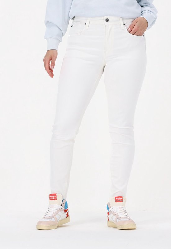 G-Star Raw Lhana Skinny Jeans Dames - Broek - Gebroken wit - Maat 24/30