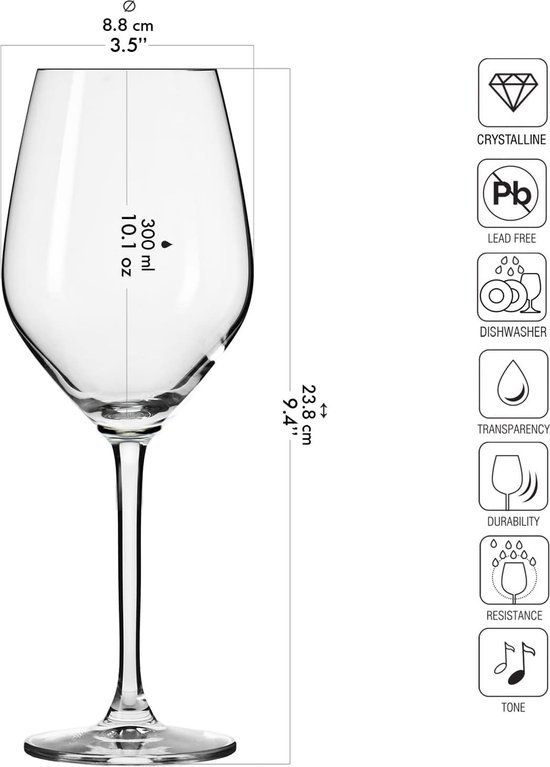 Luxe Wijnglazen set kerst dineren tafelen Wine Glass Set