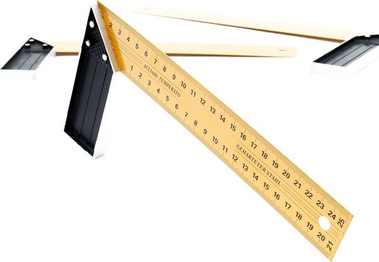 Brüder Mannesmann M81211 2-tlg. Anschlagwinkel-Set