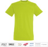 Sol's Heren T-Shirt 100% biologisch katoen Ronde hals Appelgroen Maat XXL