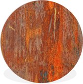 WallCircle - Wandcirkel ⌀ 60 - Rood - Oranje - Blauw - Ronde schilderijen woonkamer - Wandbord rond - Muurdecoratie cirkel - Kamer decoratie binnen - Wanddecoratie muurcirkel - Woonaccessoires