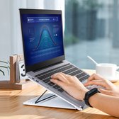 Baseus Laptopstandaard, Draagbare Laptopstandaard | Verstelbare Draagbare Laptophouder | Draagbare Computerstandaard met 4 Niveaus Hoogteverstelling | 15 inch