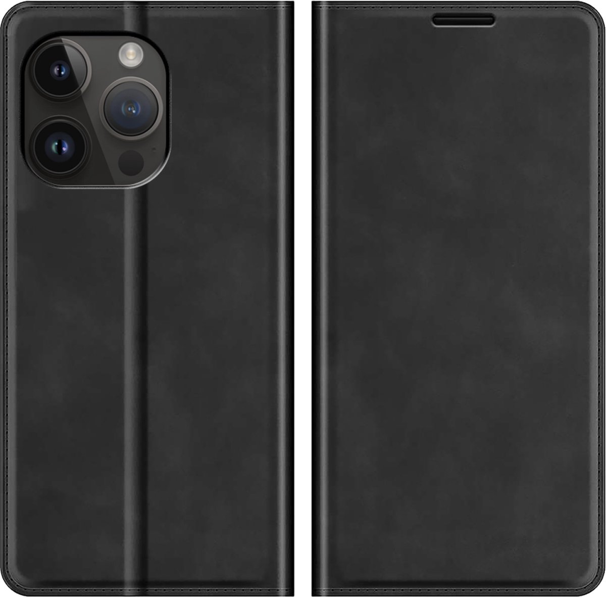 Just in Case Wallet Case Magnetic hoesje geschikt voor iPhone 14 Pro - zwart