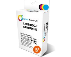 Toners-kopen.nl Canon PGI-525 - Inktcartridge Multipack 5-delig - Geschikt voor Canon Pixma IP4850 Canon Pixma IP4950 Canon Pixma IX6550 Canon Pixma MG5140