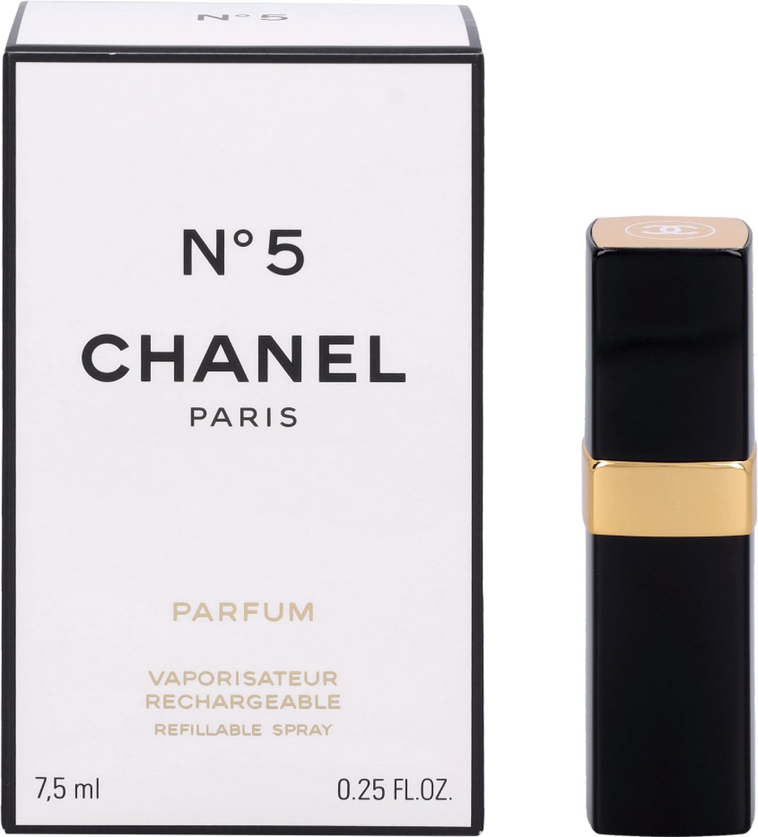 Chanel N°5 - 7,5 ml - refillable parfum spray - pure parfum spray - damesparfum - Chanel