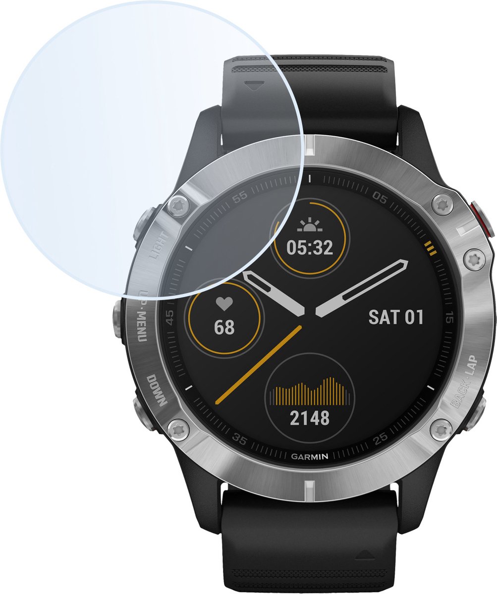 Screenprotector Geschikt voor Garmin Fenix 6 Screenprotector Tempered Glass Beschermglas - Screenprotector Geschikt voor Garmin Fenix 6 Screen Protector