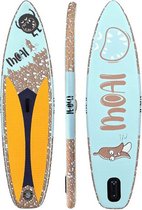 Bol.com MOAI 8'2 Kids SUP Board - 244Ccm lang - compleet pakket aanbieding