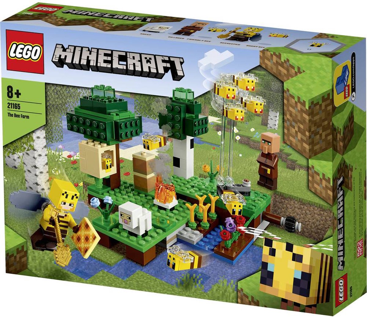 LEGO Minecraft De Bijenhouderij - 21165 | bol.com