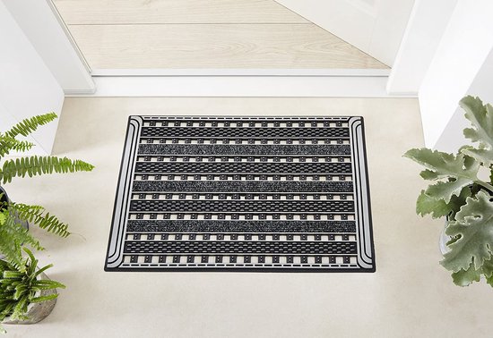 Home2Fashion 322360B PUR DualClean Deurmat, vuilafstotende entreemat