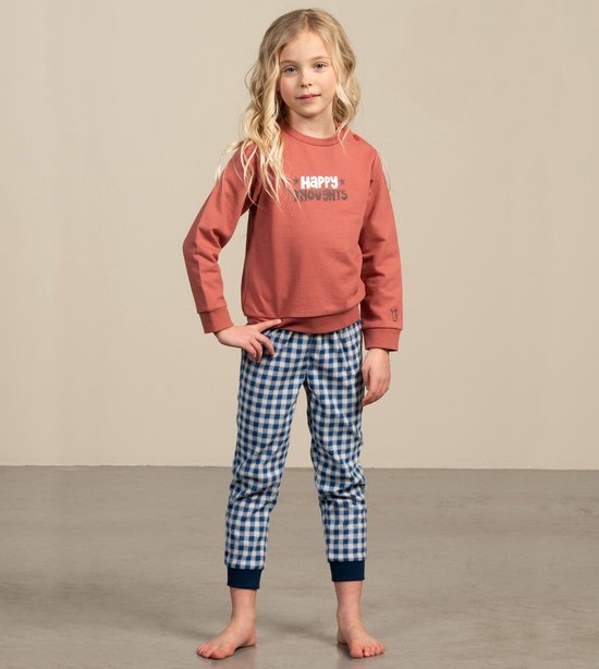 Eskimo Pyjama lange broek Blue Brown maat 116 116 Meisjes Kinderen . bol