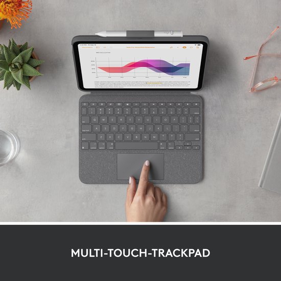 Logitech Combo Touch - Tablettoetsenbord - Geschikt voor iPad (10