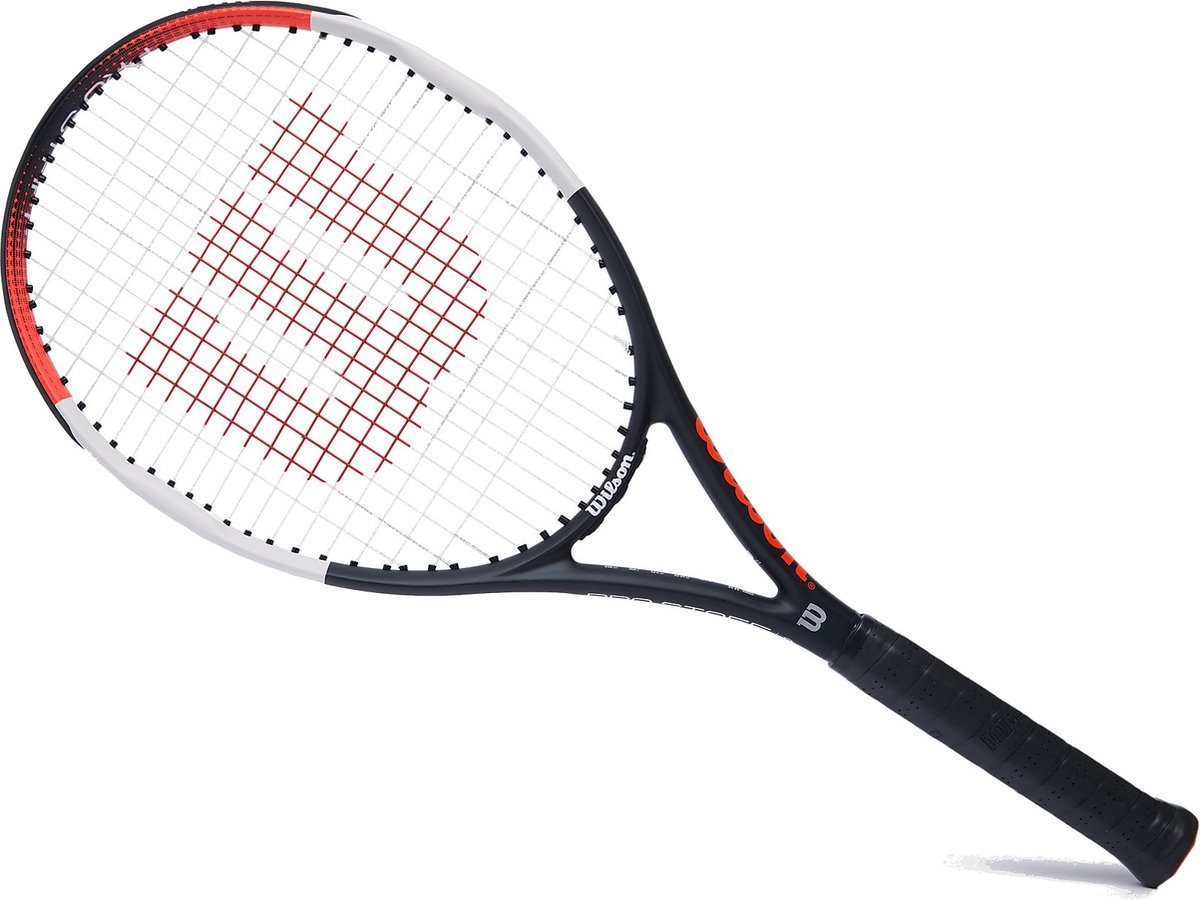 Wilson Pro Staff Precision 100 Tennisracket Rood/Zwart - Gripmaat L2 ...