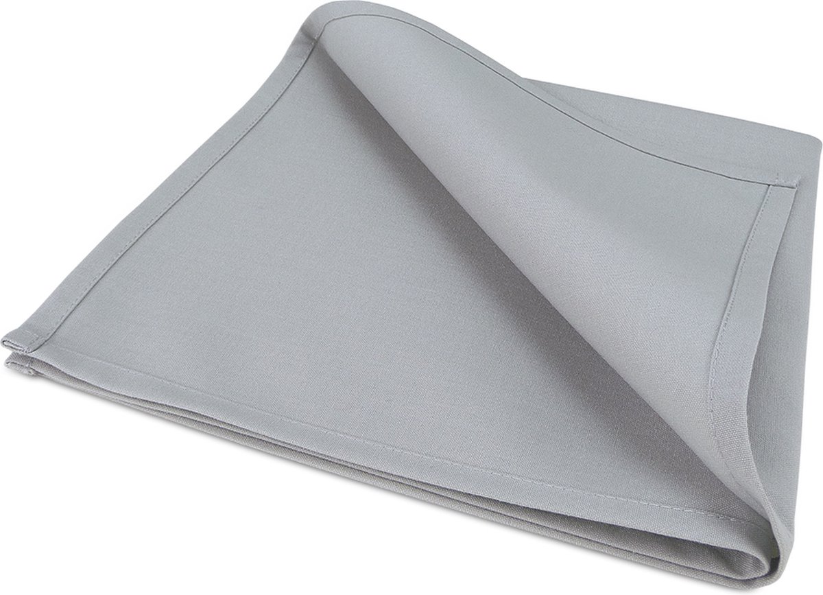 Treb Horecalinnen Servetten 4 Stuks Medrite Grey 51x51cm - Treb SP