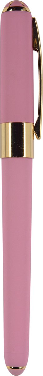 Bruno Visconti Monaco Series Lichtroze Luxe Balpen met Geschenkdoos | Fine punt (0.5 mm) met blauwe inkt