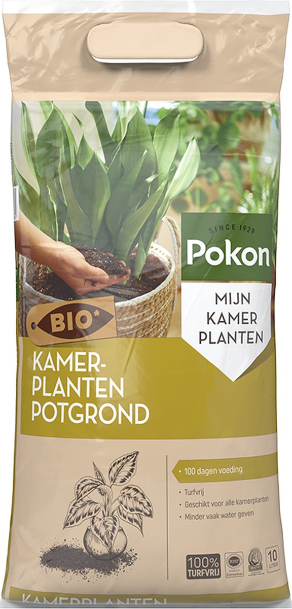 Pokon Bio Turfvrije Kamerplanten Potgrond 10l Turfvrije Potgrond