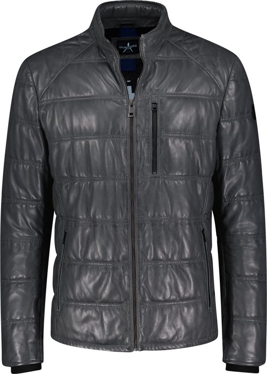 Tønder leren puffer jacket