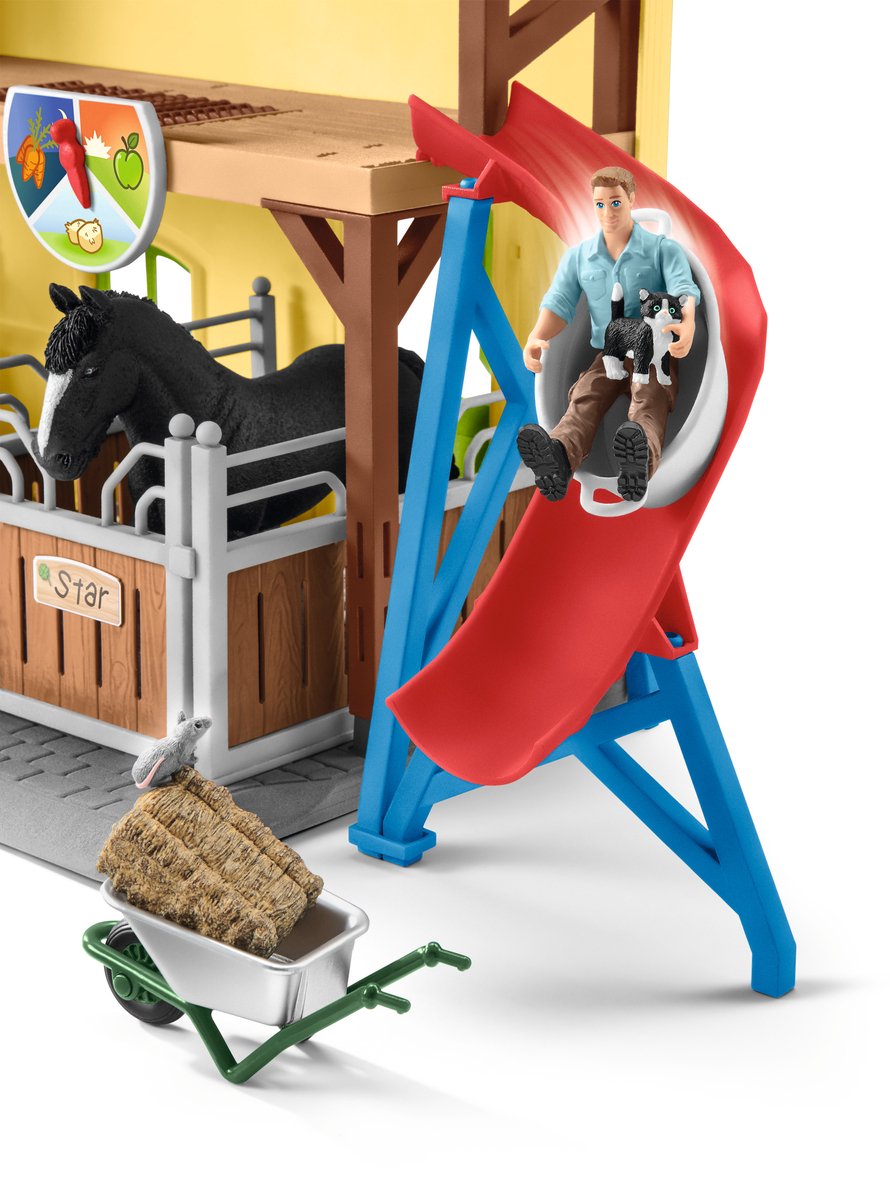 schleich FARM WORLD - Paardenstal - Paarden Speelgoed - 2 Paarden en Boerderij Speelfiguren - 82 onderdelen — afbeelding 7