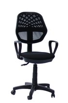 Chaise de bureau ergonomique Sierra pour Adultes - Chaise d'ordinateur - Chaise de bureau - Chaise de bureau avec roulettes - Zwart