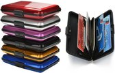 Aluminium wallet – Creditkaart portemonnee -RFID kaartbeschermer – Pasjeshouder – Pasjesbeschermer - Zwart