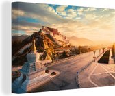 Palais du Potala à Lhassa au Tibet 60x40 cm - Tirage photo sur toile (Décoration murale salon / chambre)