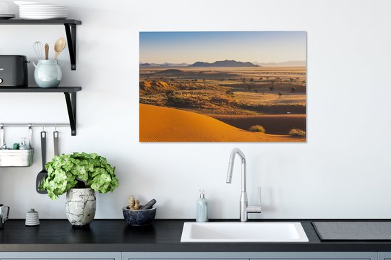 Désert du Namib au lever du soleil 90x60 cm - Tirage photo sur toile (Décoration murale salon / chambre)