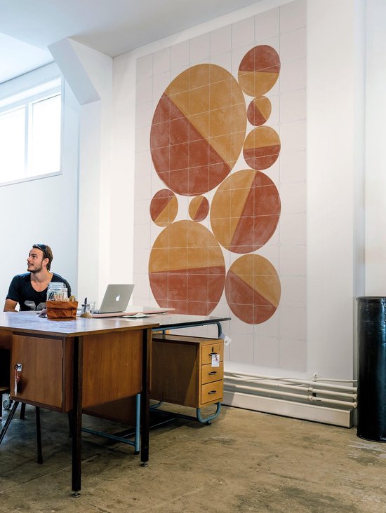 IXXI Burnt Orange Bols - Décoration murale - Abstrait - 80 x 60 cm