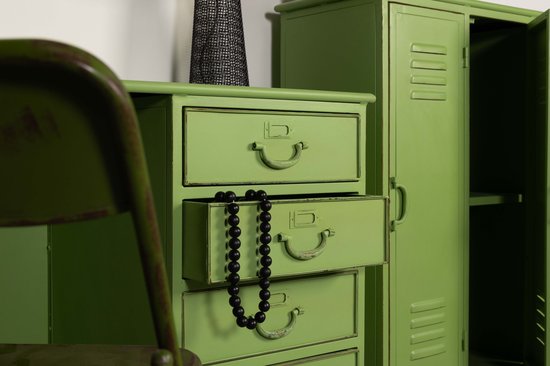 Armoire Vestiaire Industrielle Bulky 3 Portes - Vert - Coin Dent - Armoire  Vestiaire