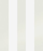 Laura Ashley - Papier peint intissé - Lille Pearlescent Stripe White - Papier peint non tissé