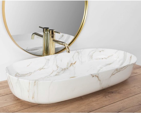 Lavabo en céramique CLEO 81 cm SHINNY AIAX