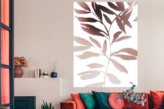 Poster Bladeren - Design - Abstract - 120x160 cm XXL
