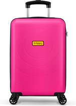 BHPPY Handbagage Koffer - 55 cm - 33 Liter - Flamingo Pink