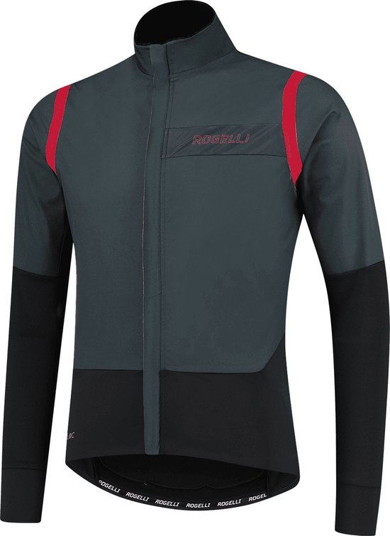 Veste de cyclisme Rogelli Infinite Winter - Taille XL - Homme - Grijs/ Zwart/ Rouge