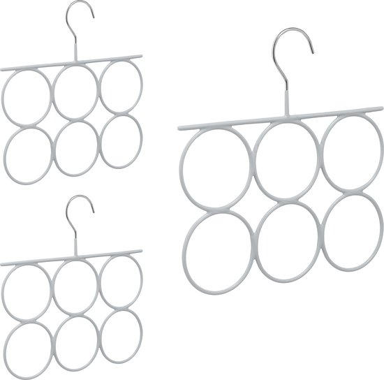6 Stuks Sjaal Hangende Ringen,Riemhanger voor Garderobe,Antislip Stropdashouder,Metalen Hoedenringhangers,Kastorganizer voor Sjaals ,Hoeden,Dassen,Riemen (Zwart 6 Stuks Sjaal Hangende Ringen,Riemhanger voor Garderobe,Antislip Stropdashouder,Metalen Hoedenringhangers,Kastorganizer voor Sjaals ,Hoeden,Dassen,Riemen (Zwart