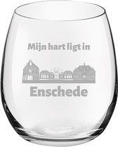 Gegraveerde Drinkglas 39cl Enschede