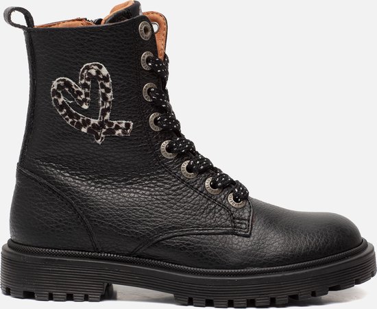 Develab Veterboots zwart Leer - Dames - Maat 32