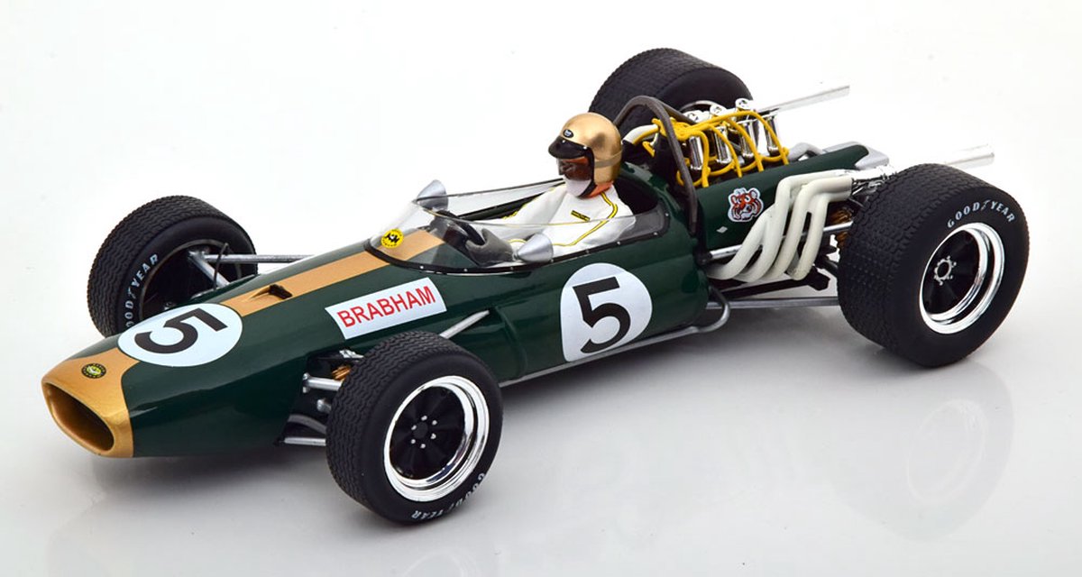 Brabham BT20 #5 Jack Brabham 2nd GP Mexico 1966 - 1:18 - Modelcar Group