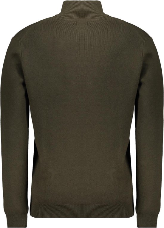 Superdry Vintage Emb Cotton Cash Henley Quarter Zip Heren Trui Maat