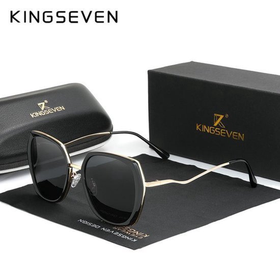 Kingseven Diva - Elegante Dames zonnebril met UV400 en polarisatie filter  |... | bol.com