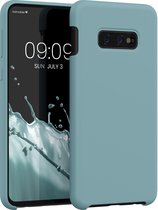 kwmobile telefoonhoesje geschikt voor Samsung Galaxy S10e - Hoesje met siliconen coating - Smartphone case in Arctische nacht