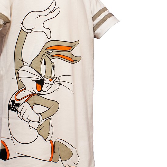 Looney Tunes Space Jam Bugs Bunny T-Shirt Kids Wit - Sous Licence Officielle