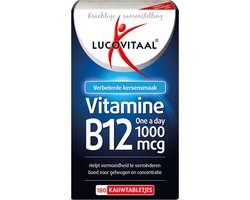 Lucovitaal Vitamine B12 1000mcg 180 kauwtabletten