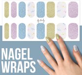 By Emily - Nagel wrap - Happy Dragonfly | 16 stickers | Nail wrap | Nail art | Trendy | Design | Nagellakvrij | Eenvoudig | Nagel wrap | Nagel stickers | Folie | Zelfklevend | Sjablonen