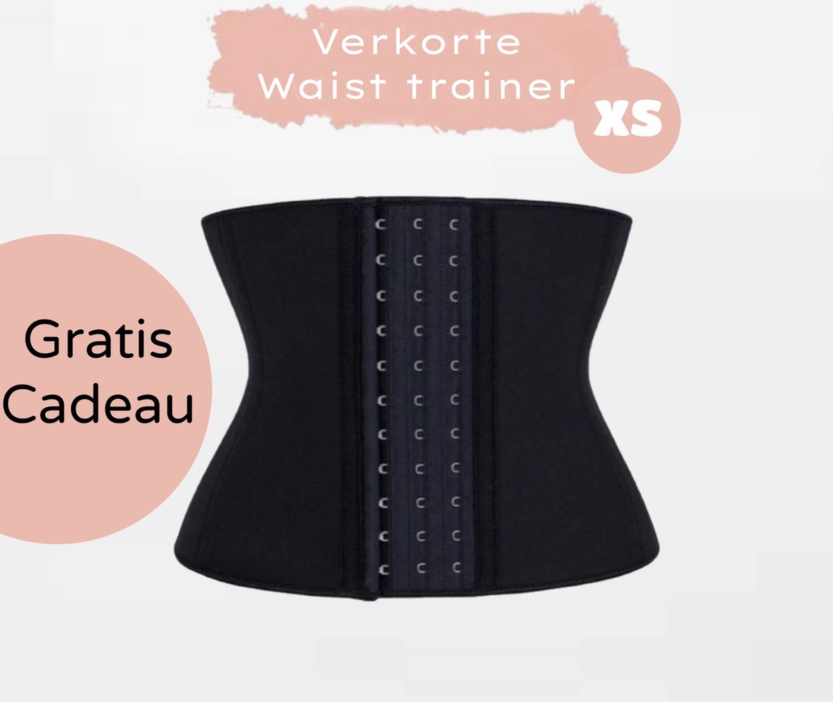 Waist trainer snel afvallen corset body shaper dames buikband na zwangerschap na operatie latex korset waist shaper lingerie kleding afslanken fitness sport Maat XS - Milaya Pantera® - Milaya Pantera