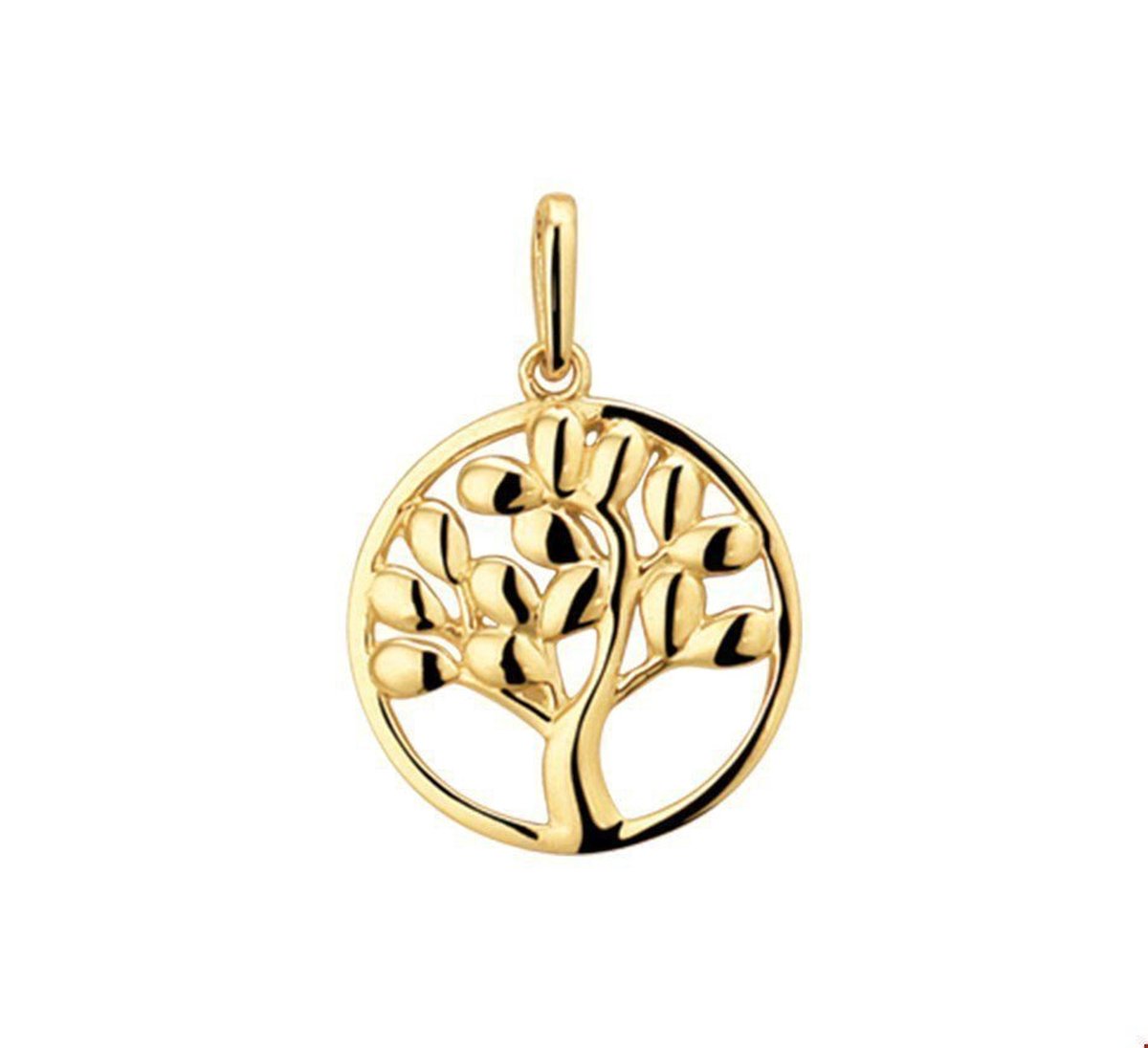 Geelgouden Hanger levensboom 4018673