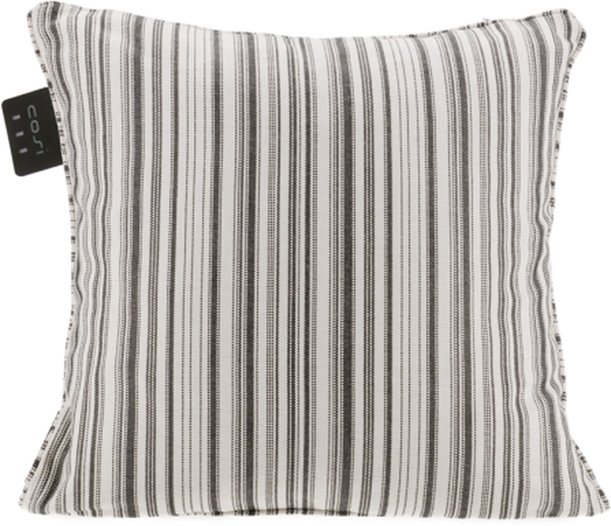 Cosi: Cosipillow Warmtekussen Striped 50x50cm Zwart - Wit